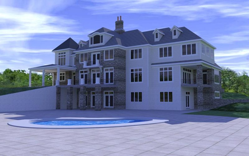 Single home rendering
