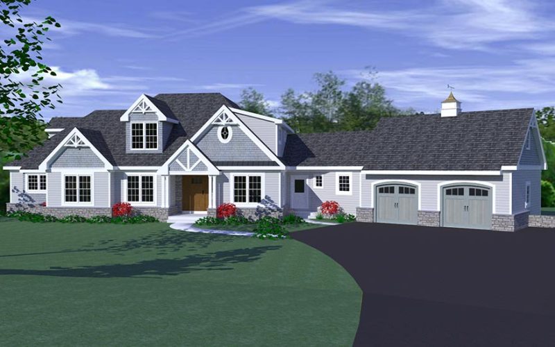 Single family home rendering
