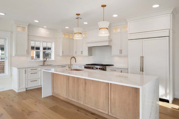 Kitchen in custom home built in Avalon, NJ