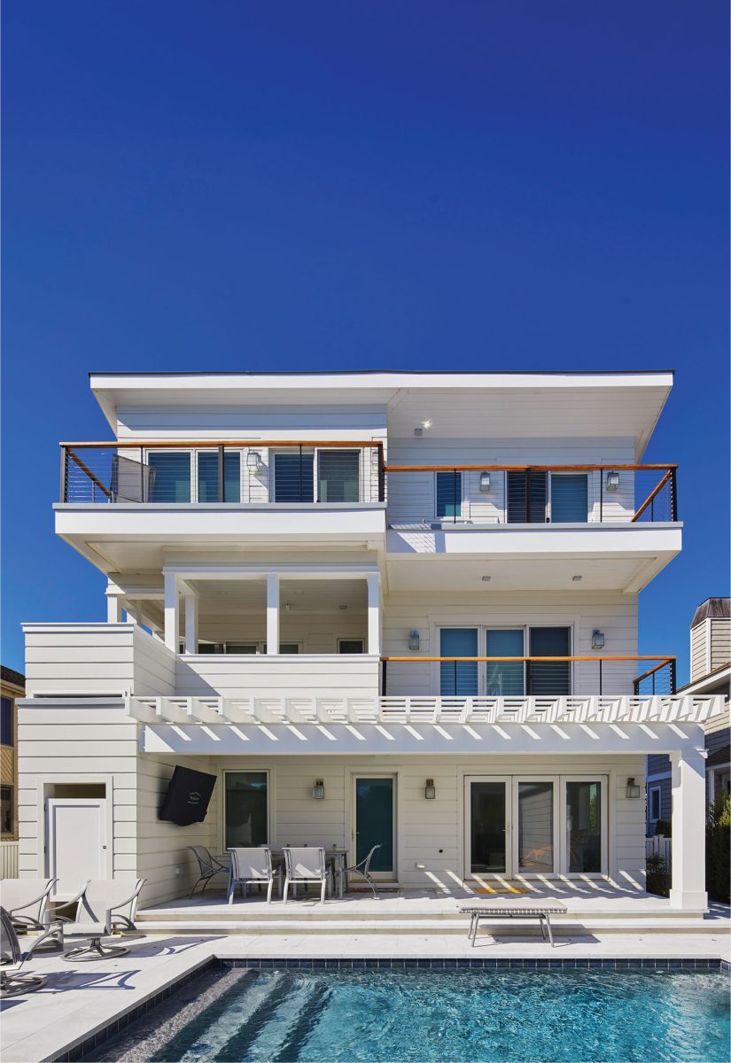 Coastal home designed by Architetra in Avalon, NJ