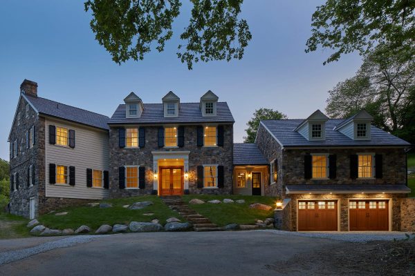 Mainline Home Exterior at Night